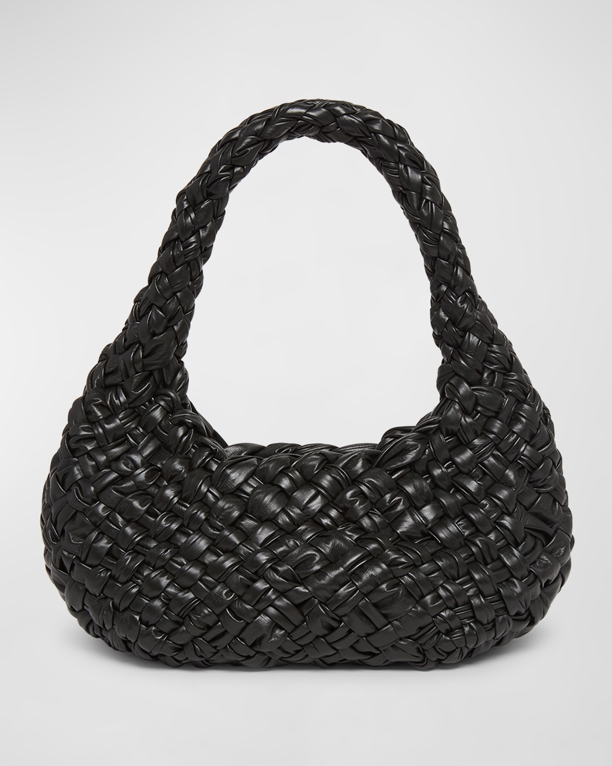 Bottega Veneta Small Athene Discovery Shoulder Bag In Black