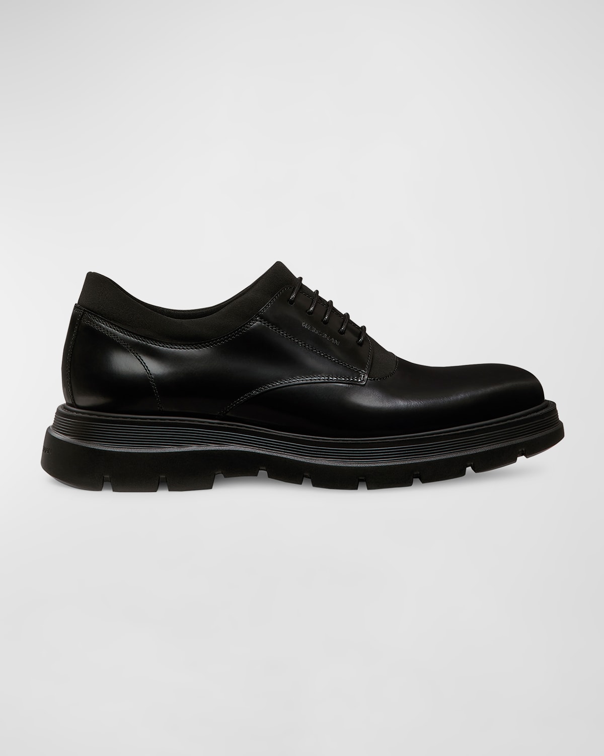 Stuart Weitzman Men's Club La Leather Derby Shoes In Black