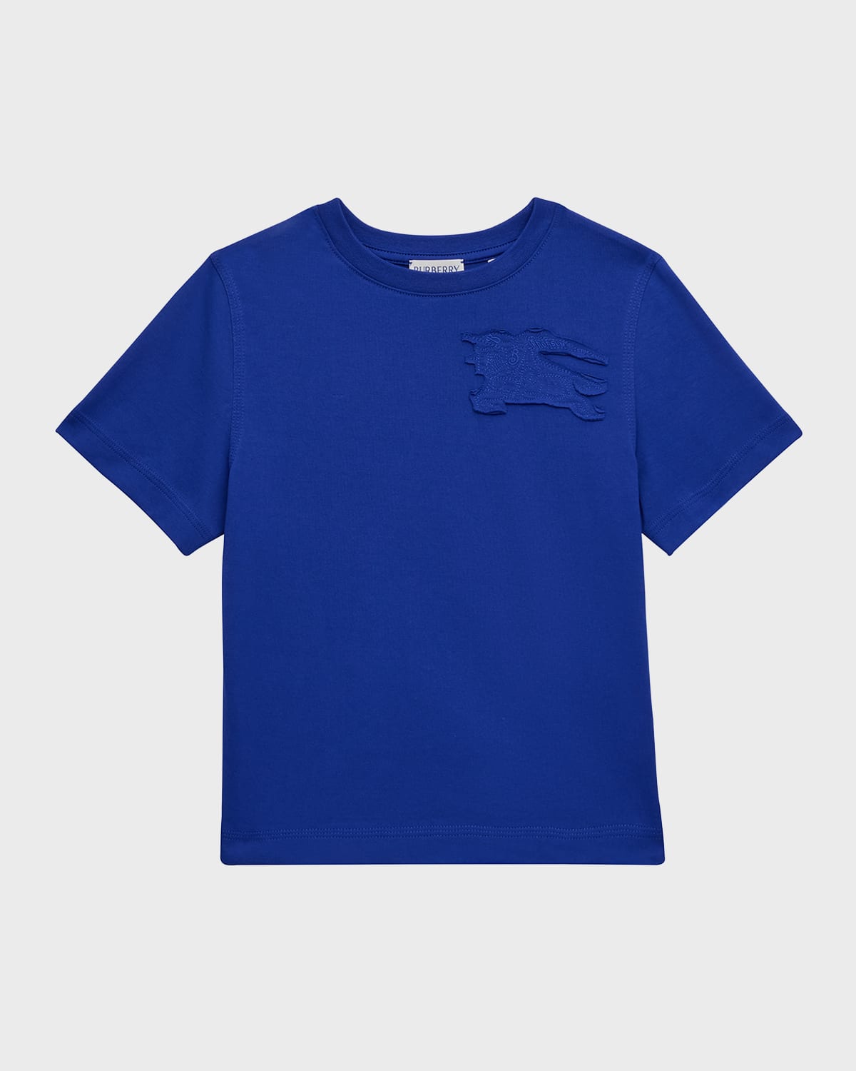 Shop Burberry Boy's Cedar Equestrian Knight Design T-shirt