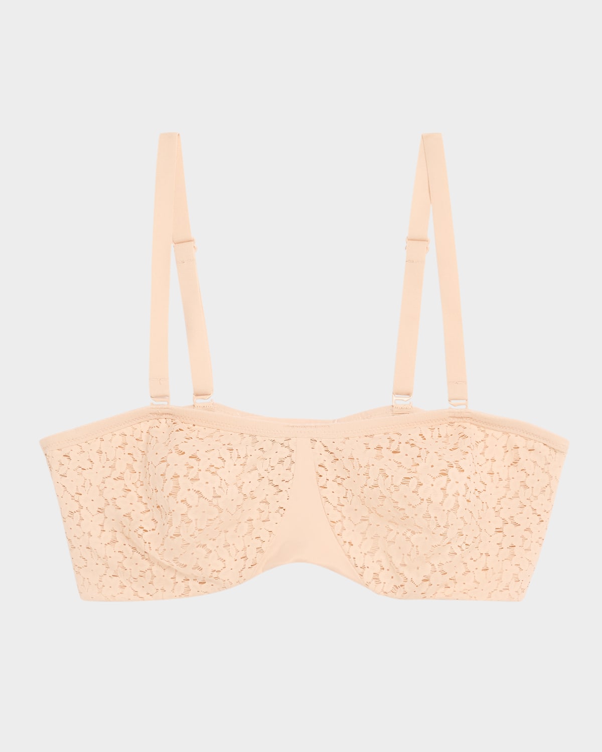 Nora Strapless Floral Lace Bra
