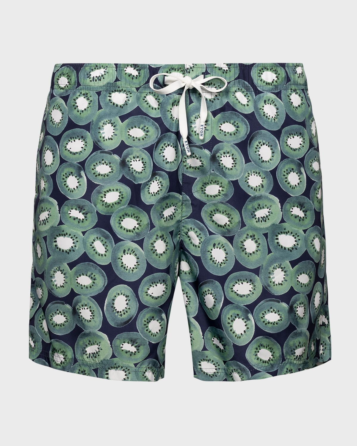 Men's Kiwi-Print Swim Trunks