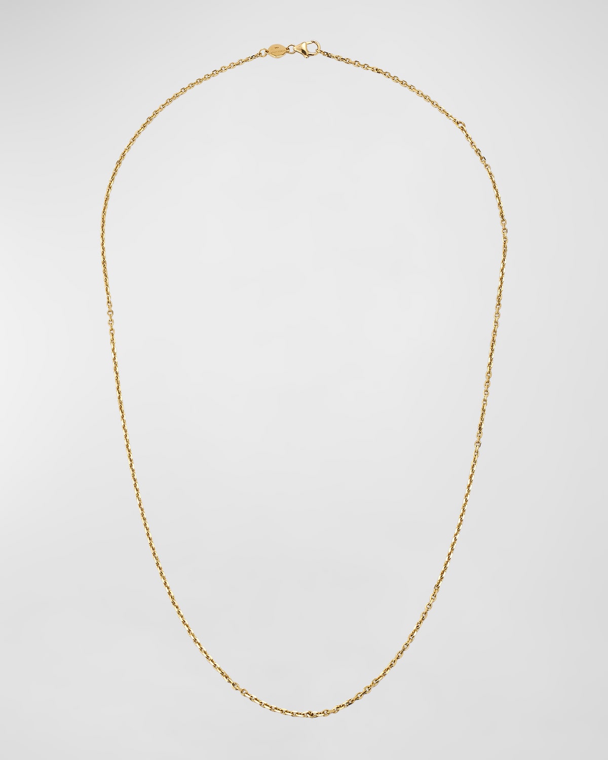 18K Yellow Gold 1.8mm Cable Chain, 20"L