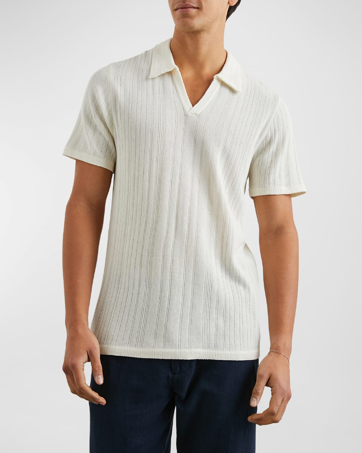 Shop Rails Men's Etanne Polo Shirt In Ecru