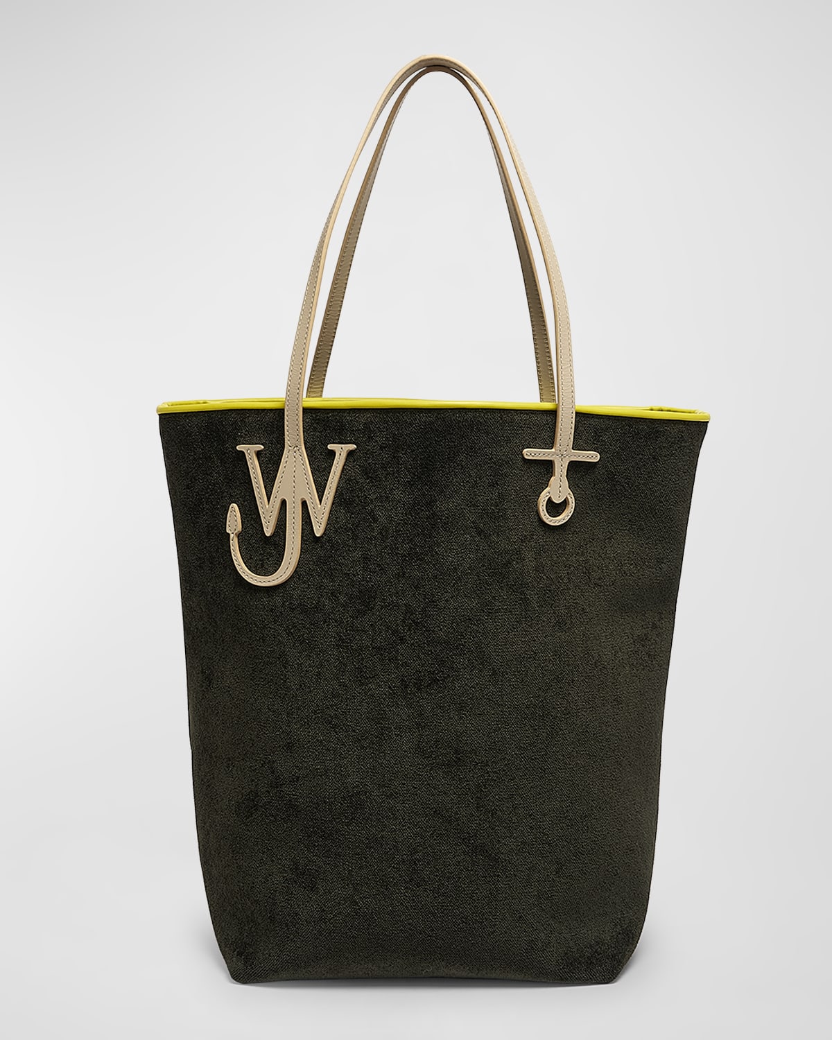 Anchor North-South Leather Tote Bag