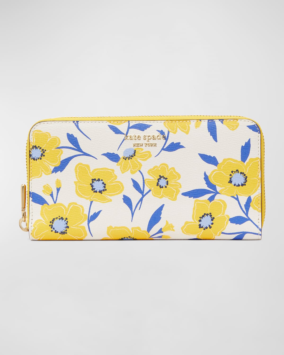 morgan sunshine floral printed continental wallet
