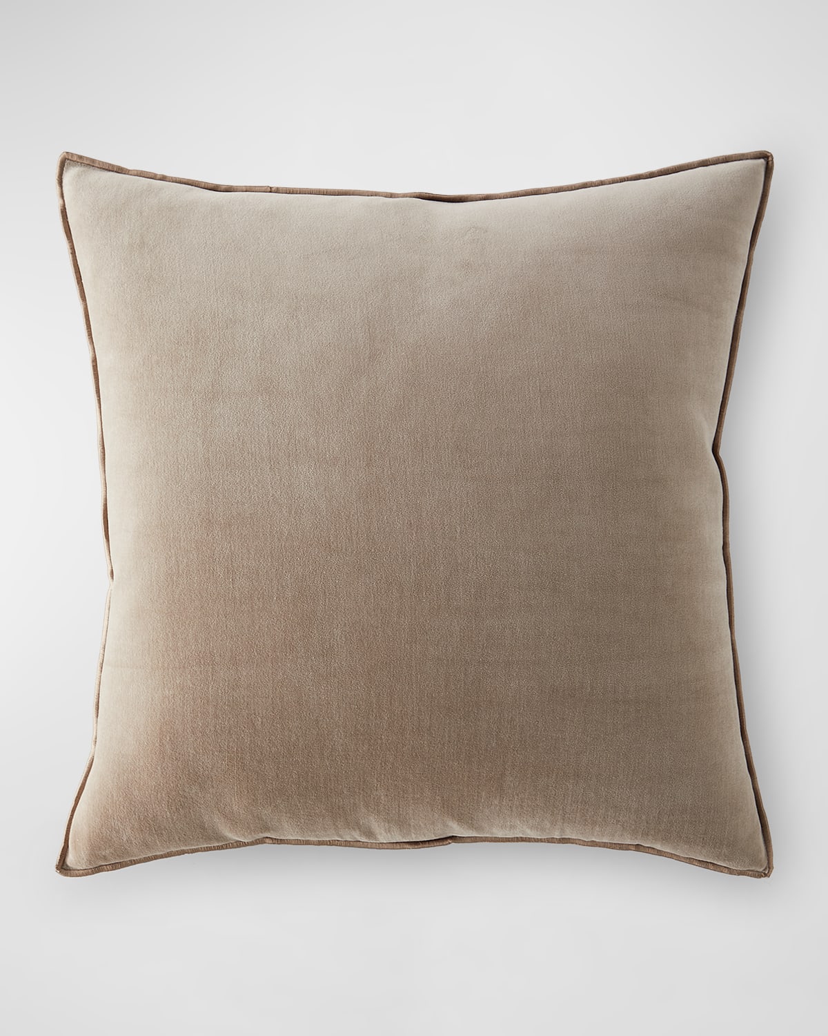 Shop Amity Home Sloane Pillow, 24" Square In Mushroom
