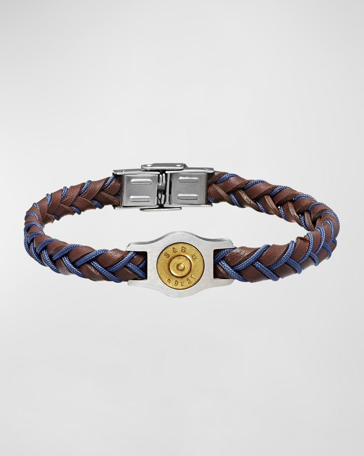 Men's Cartridge 2 Leather and Nylon Bracelet