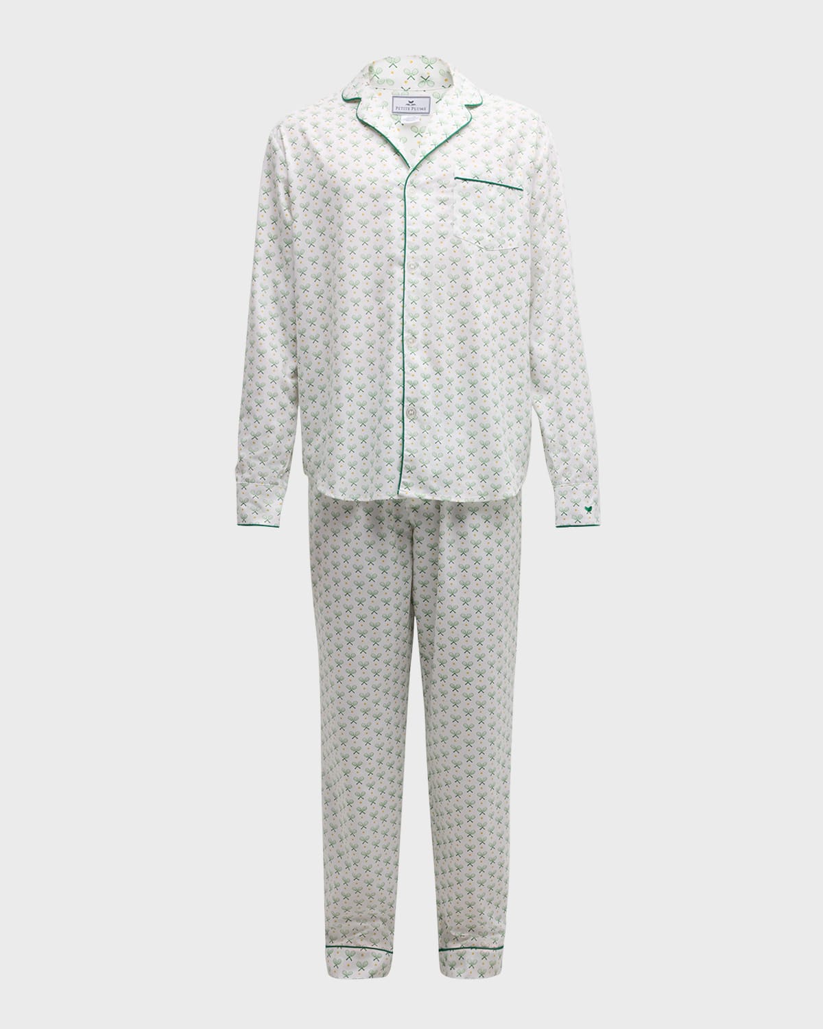 Petite Plume Men's Cotton Pajama Set