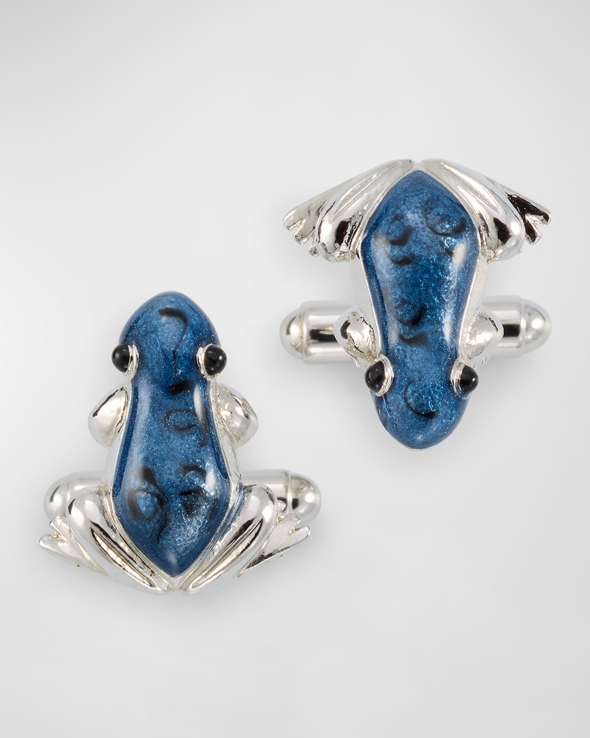 Men's Enamel Frog Cufflinks