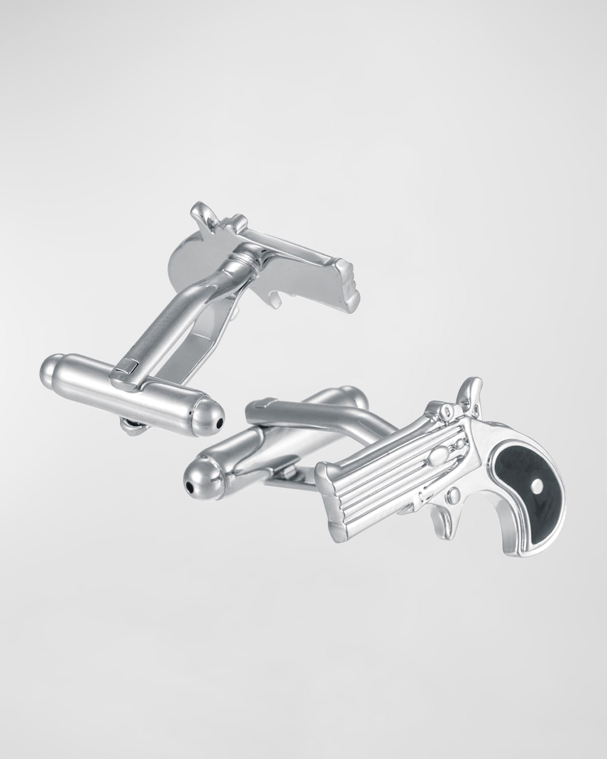 Men's Revolver Pistol Cufflinks