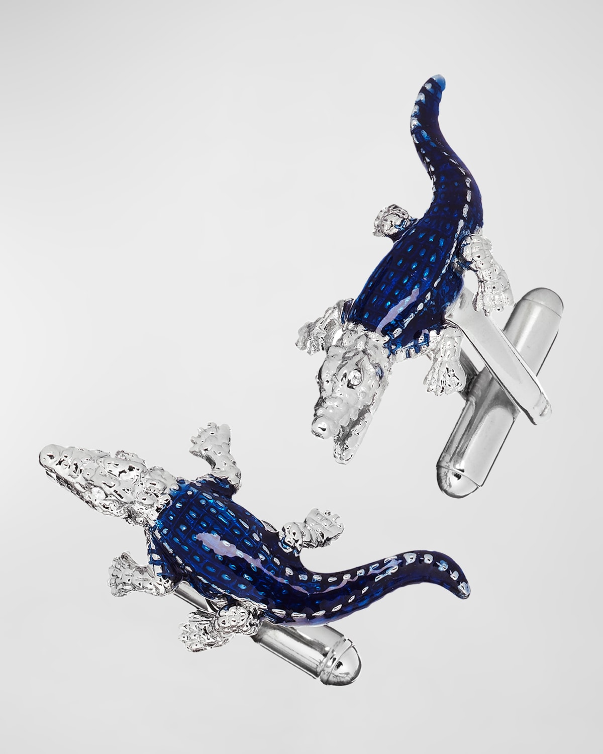 Men's Enamel Crocodile Cufflinks