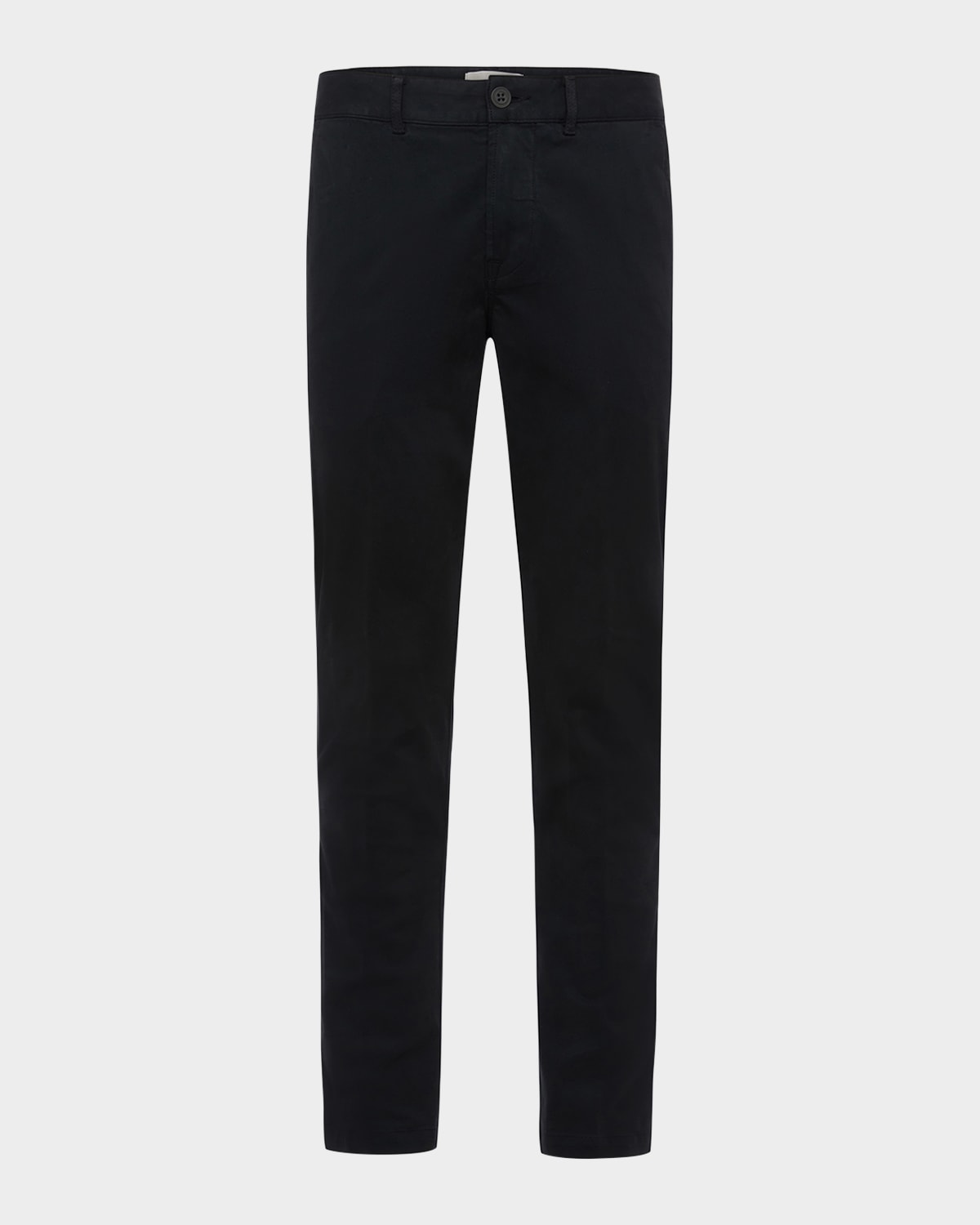 Hudson Jeans Classic Slim Straight Leg Stretch Chinos In Black