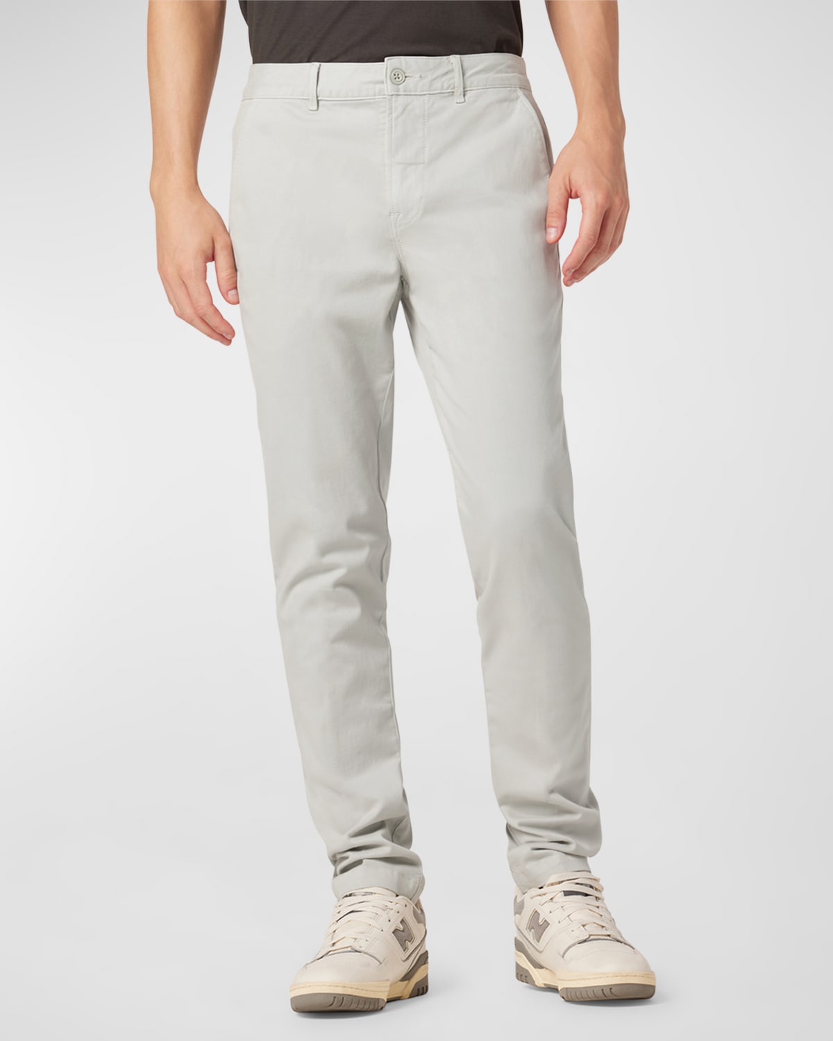 Shop Hudson Men's Classic Slim-straight Chino Pants In Gray Mist