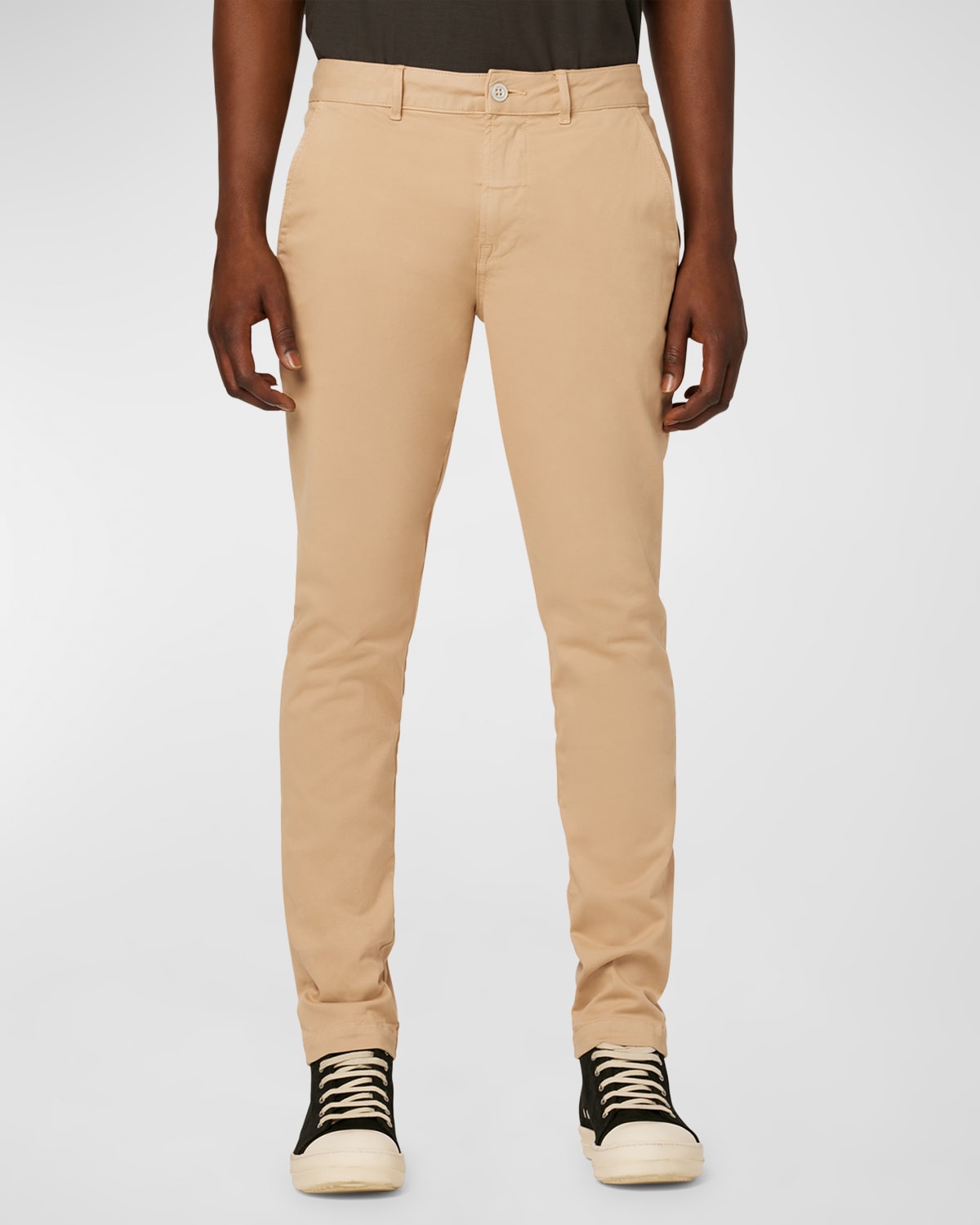Shop Hudson Men's Classic Slim-straight Chino Pants In Mocha