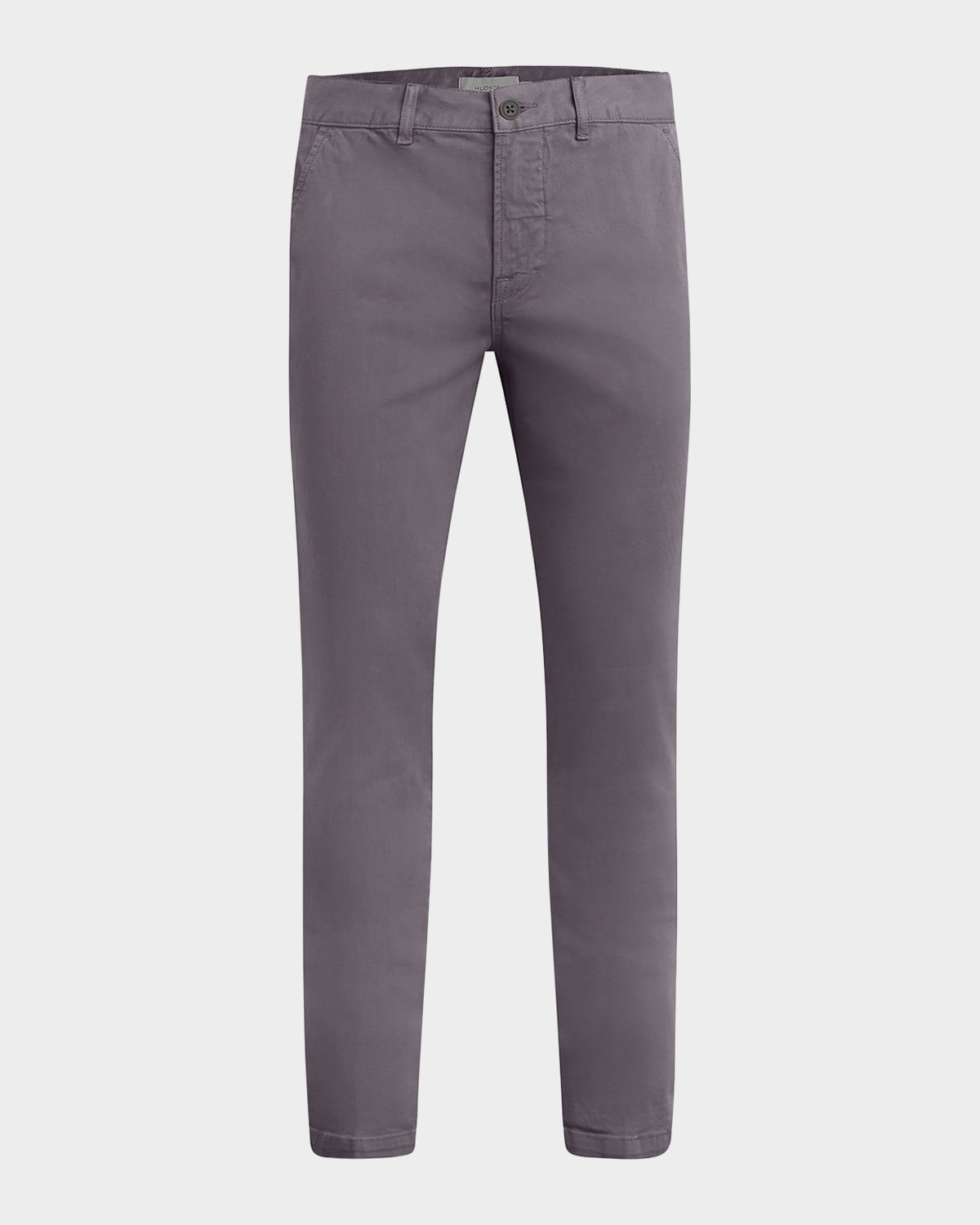 Shop Hudson Men's Classic Slim-straight Chino Pants In Metal