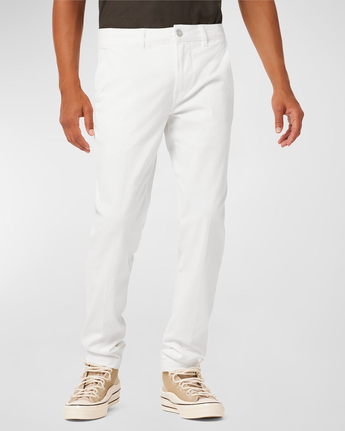 Shop Hudson Men's Classic Slim-straight Chino Pants In White