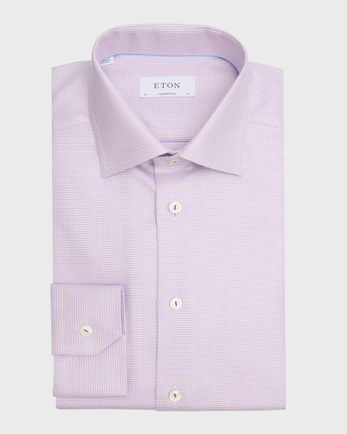 Eton Men's Signature Twill Contemporary-fit Dress Shirt In Pink