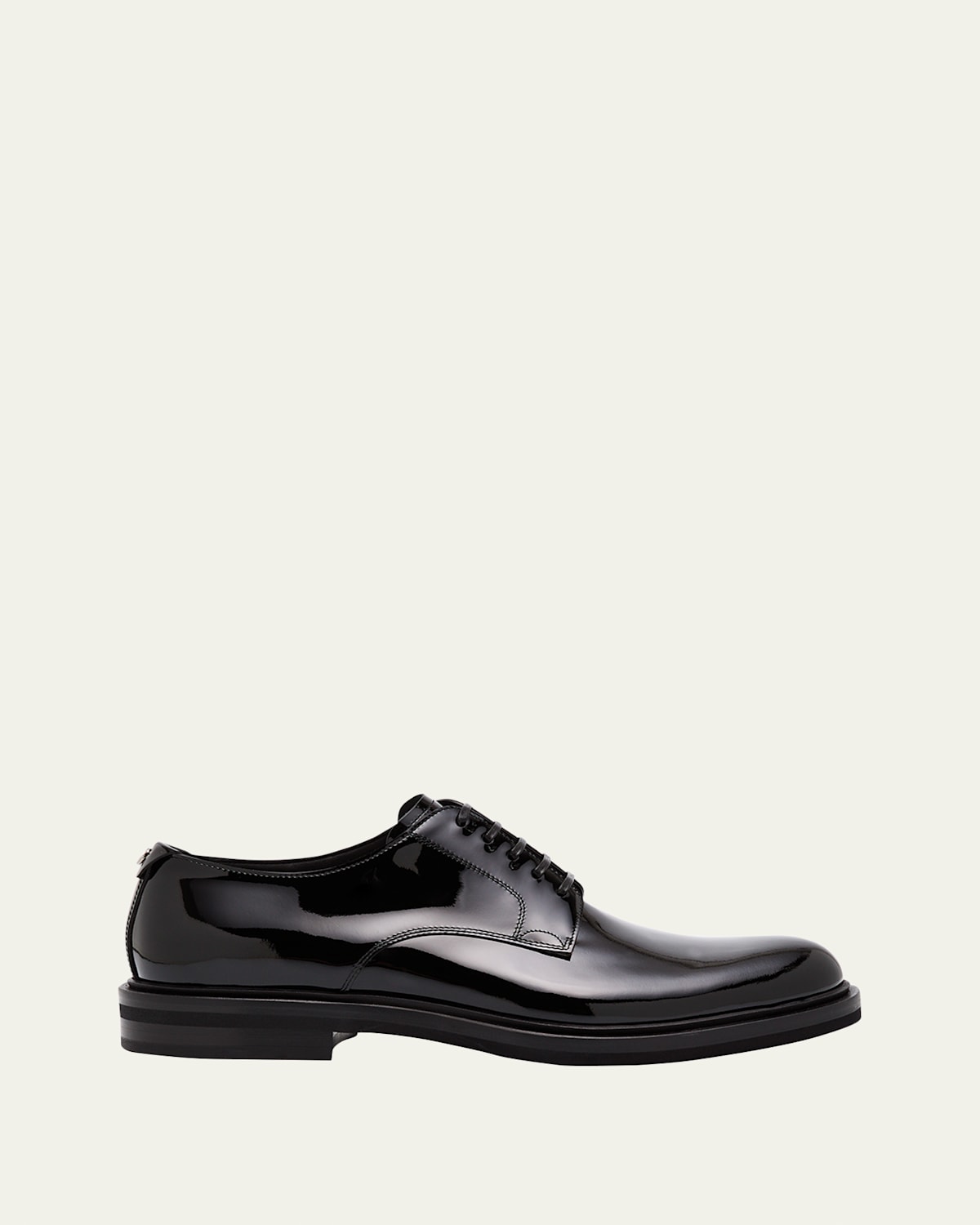 Men's Patent Leather Derby Shoes
