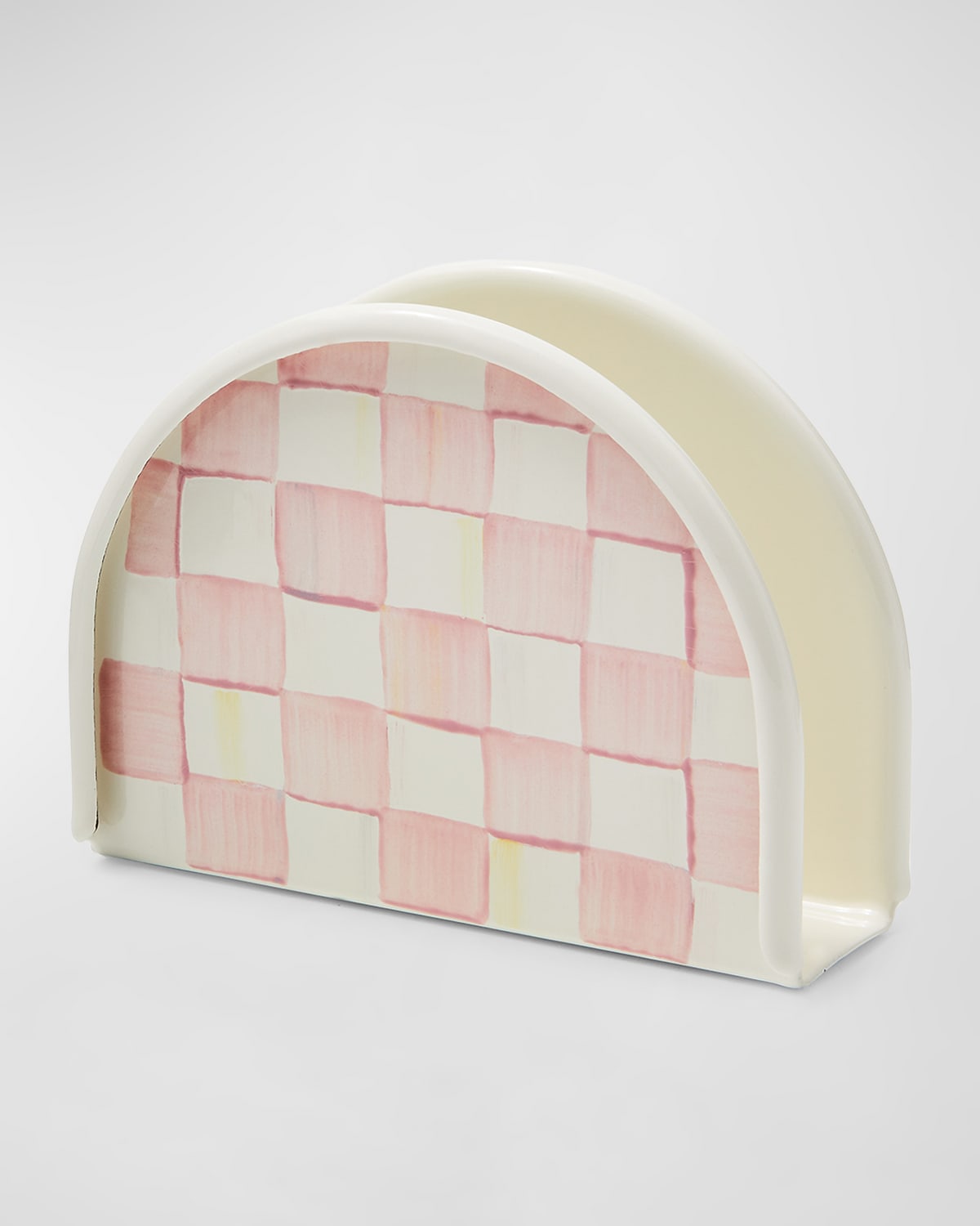 Mackenzie-childs Rosy Check Napkin Holder