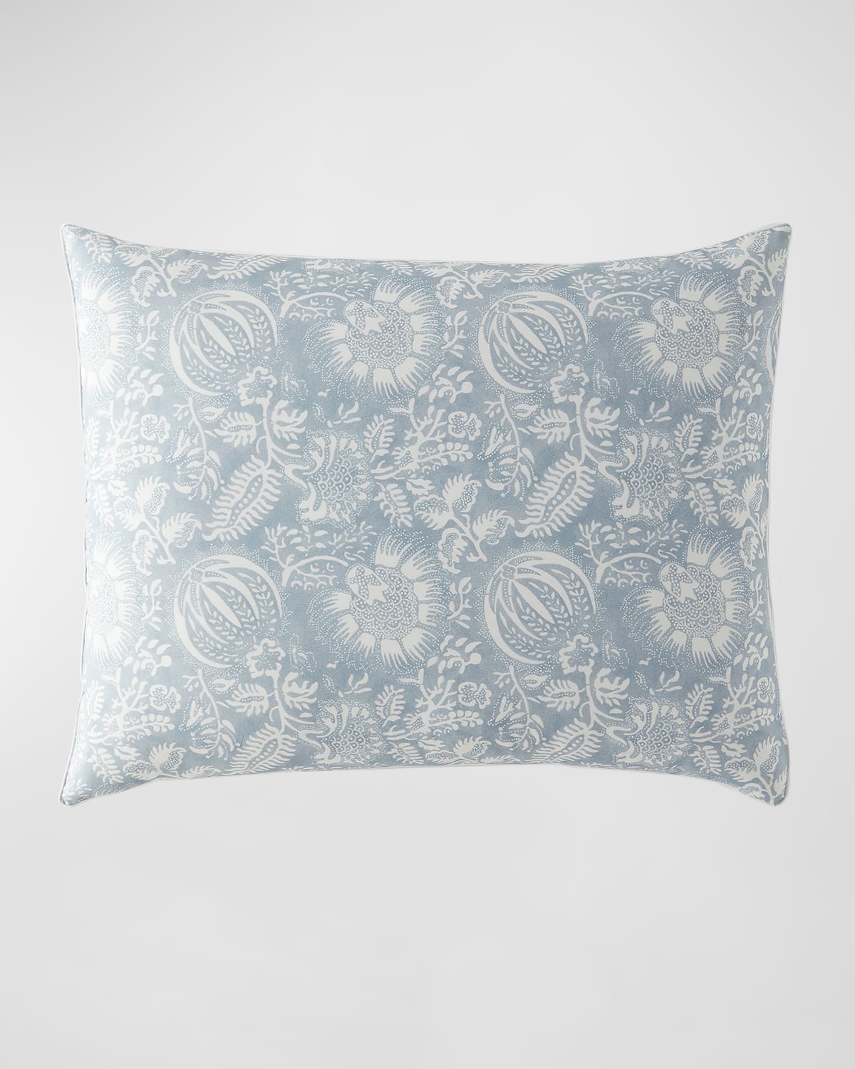 Matouk X Schumacher Granada King Sham In Hazy Blue