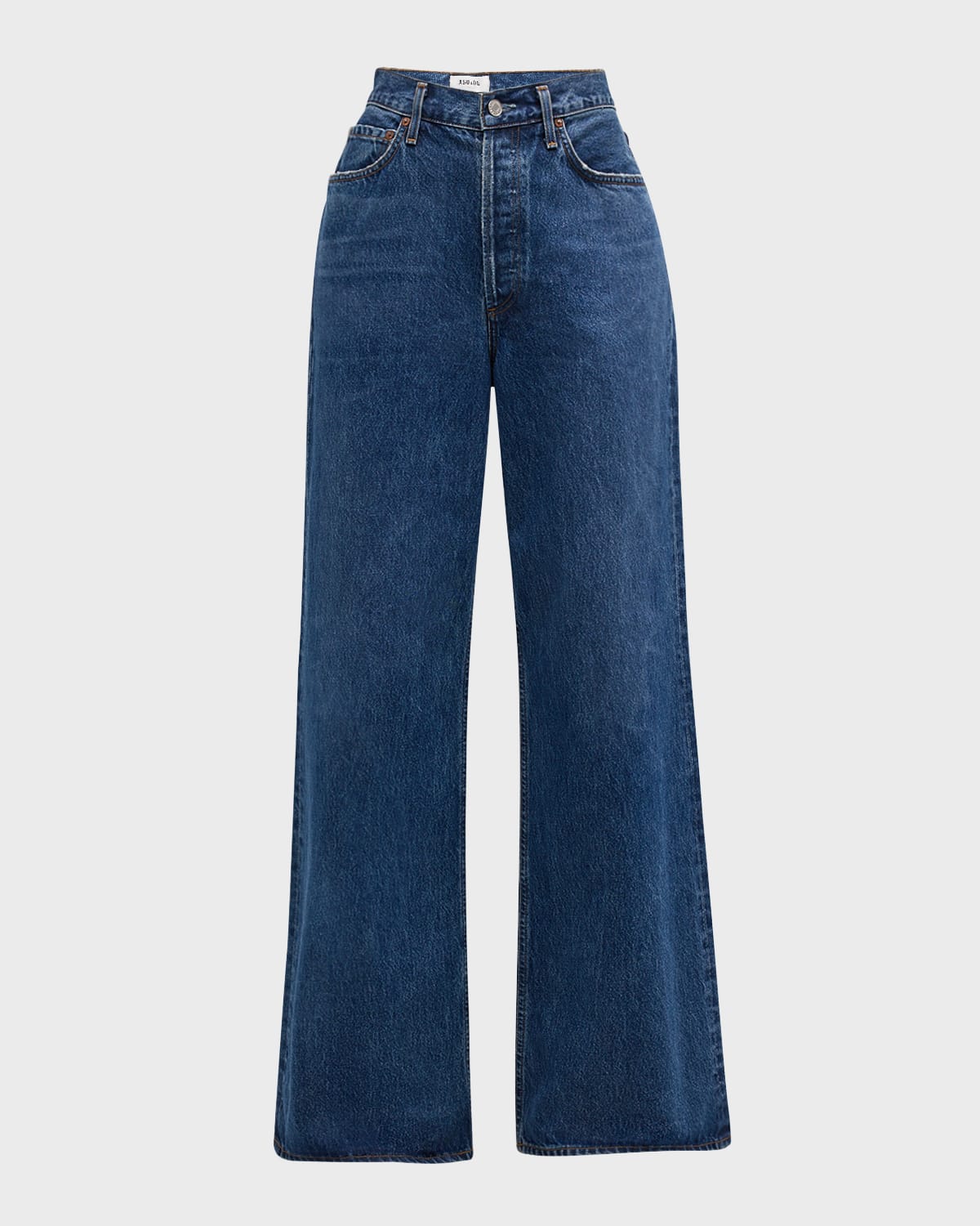 Agolde Dame Wide-leg Jeans In Enamour