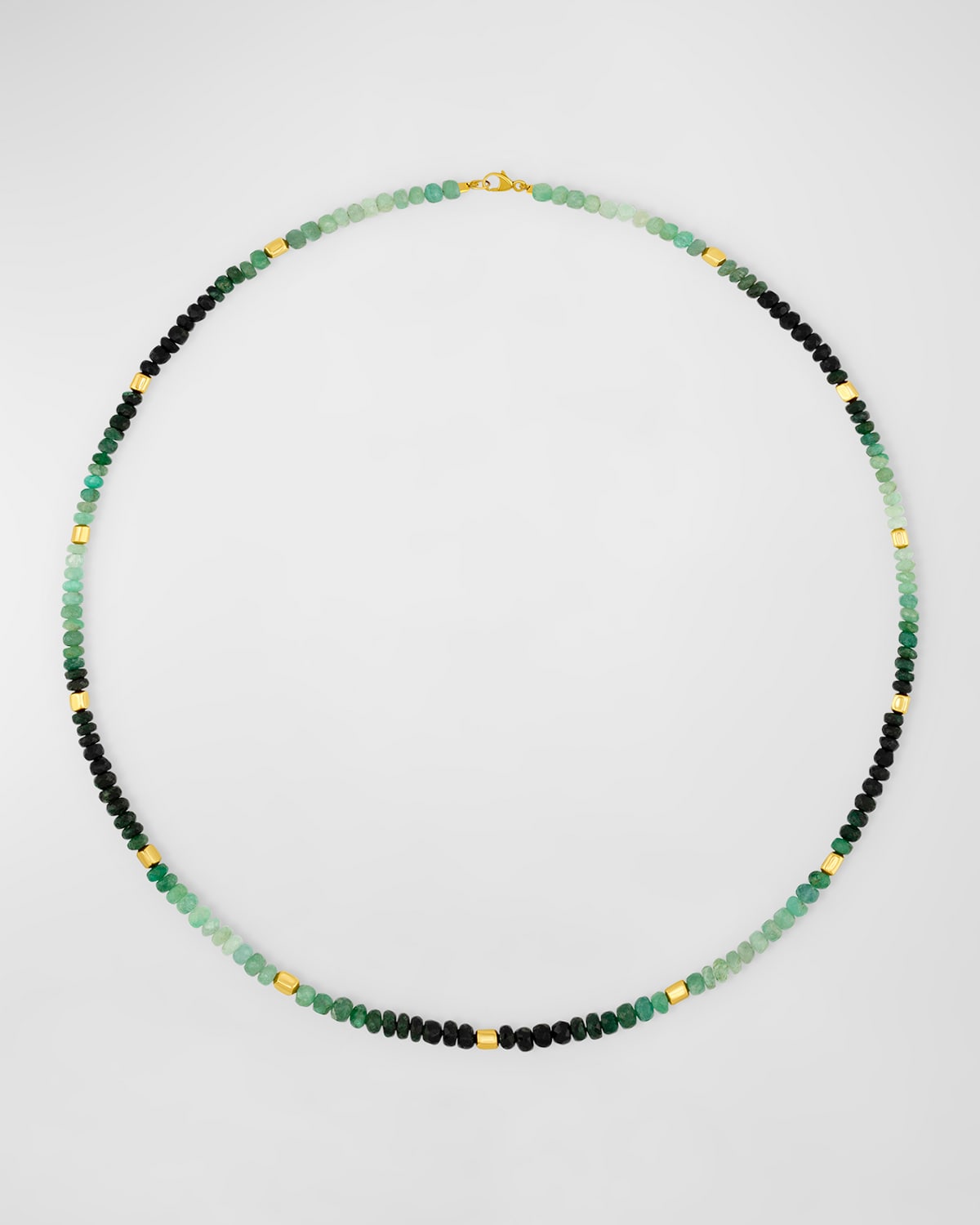 Jumbo Gold Bead Necklace