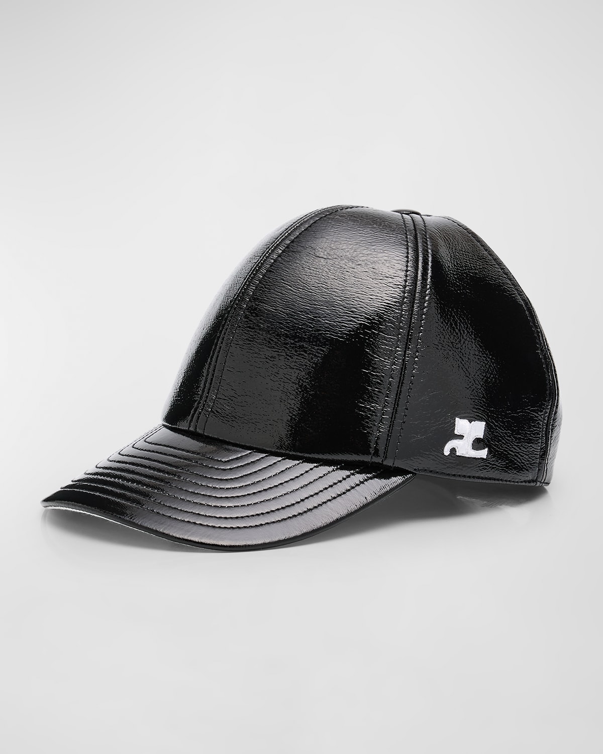 COURRÈGES RE-EDITION VINYL BASEBALL CAP 