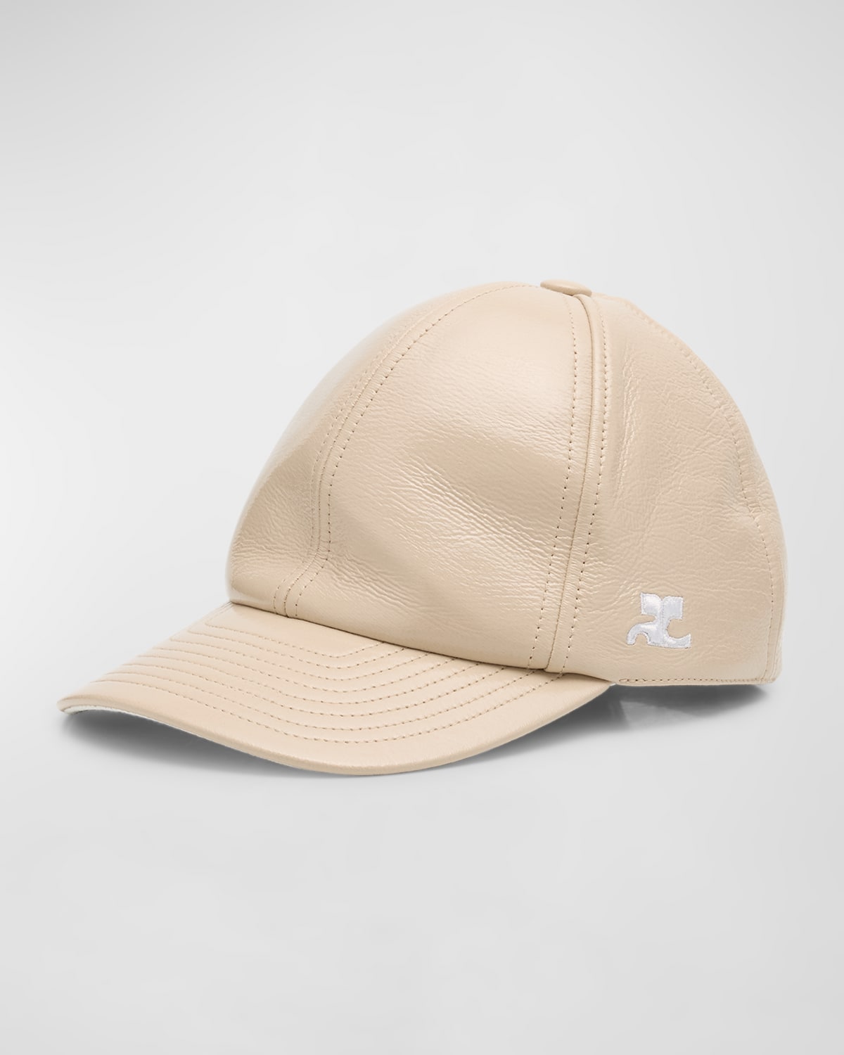 COURRÈGES RE-EDITION VINYL BASEBALL CAP 