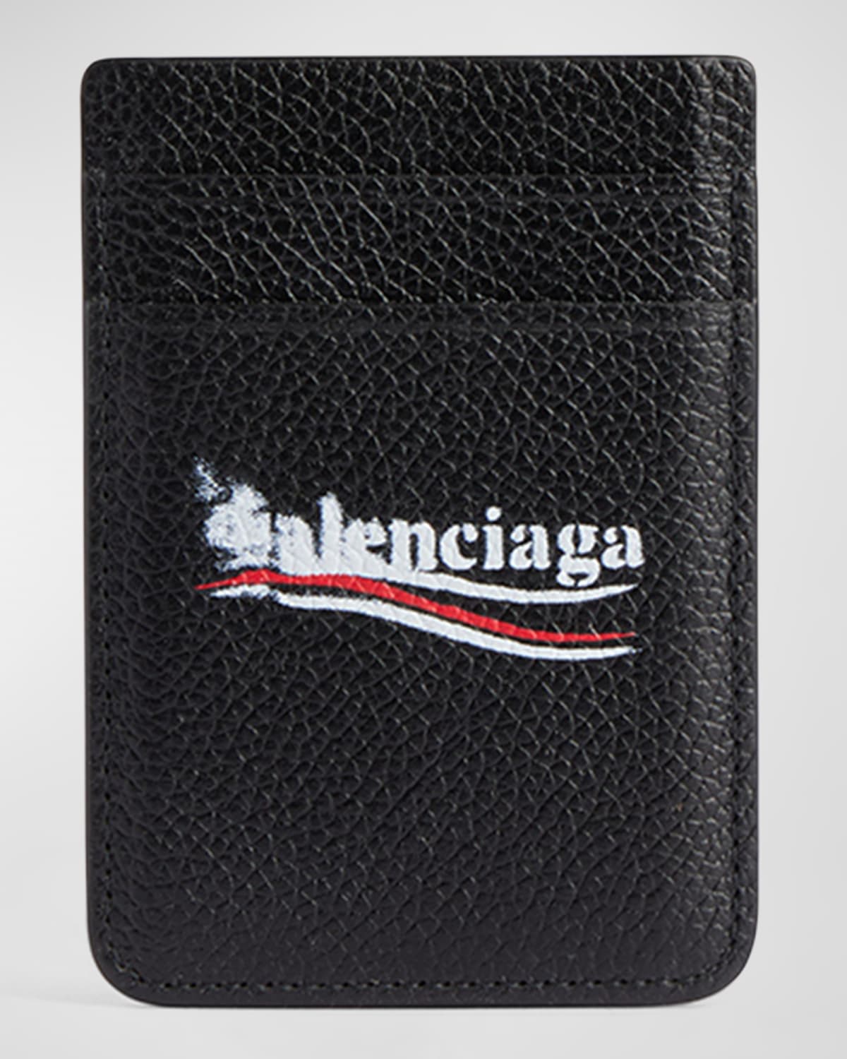 Men's Cash Magnet Leather Card Holder
