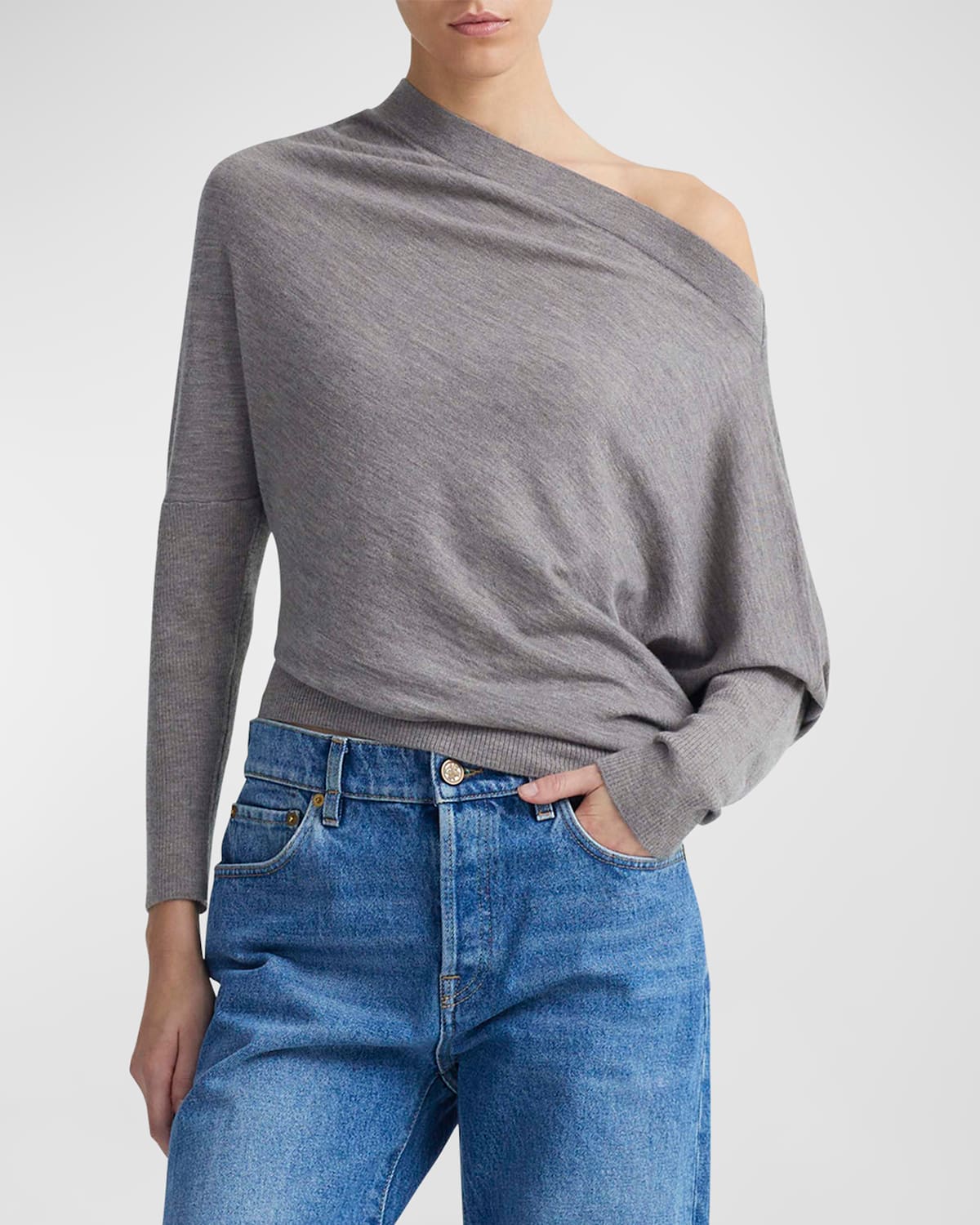 Grainge Cashmere Off-Shoulder Sweater