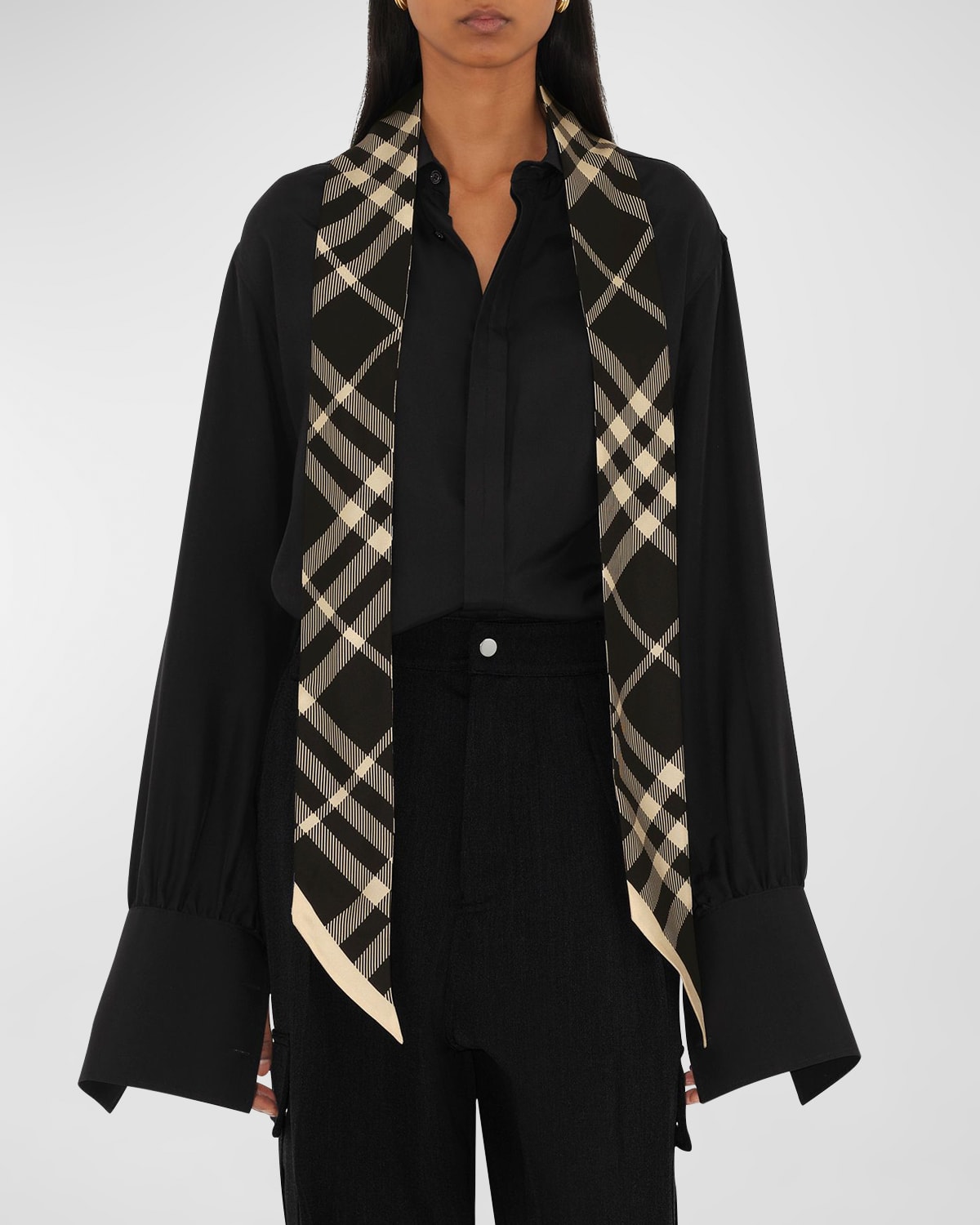 Burberry scarf thin shop