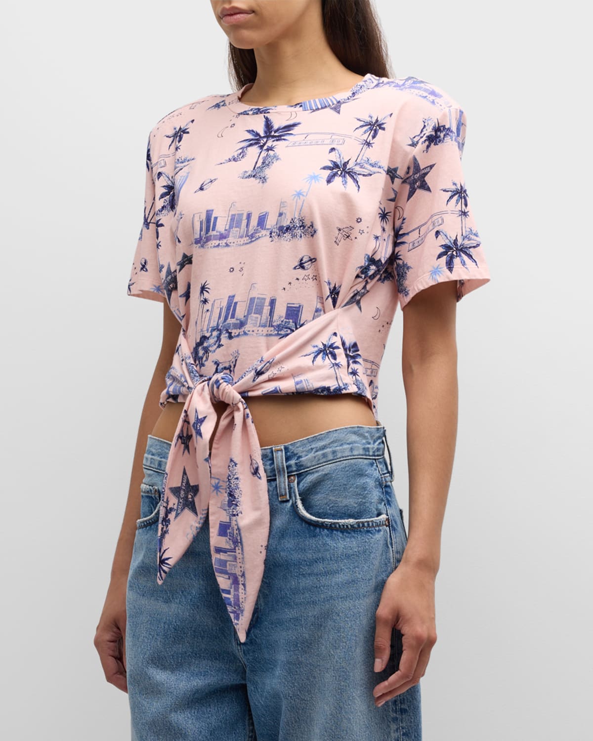 Le Superbe All Tied Up Tee In Pink