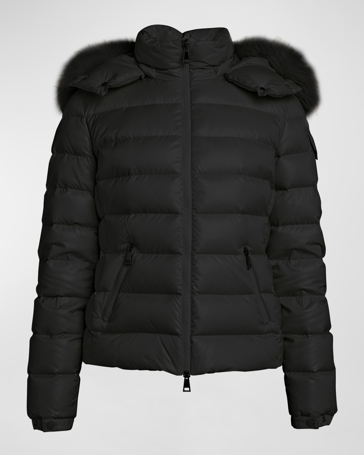 Moncler Badyf Short Puffer Jacket In Black