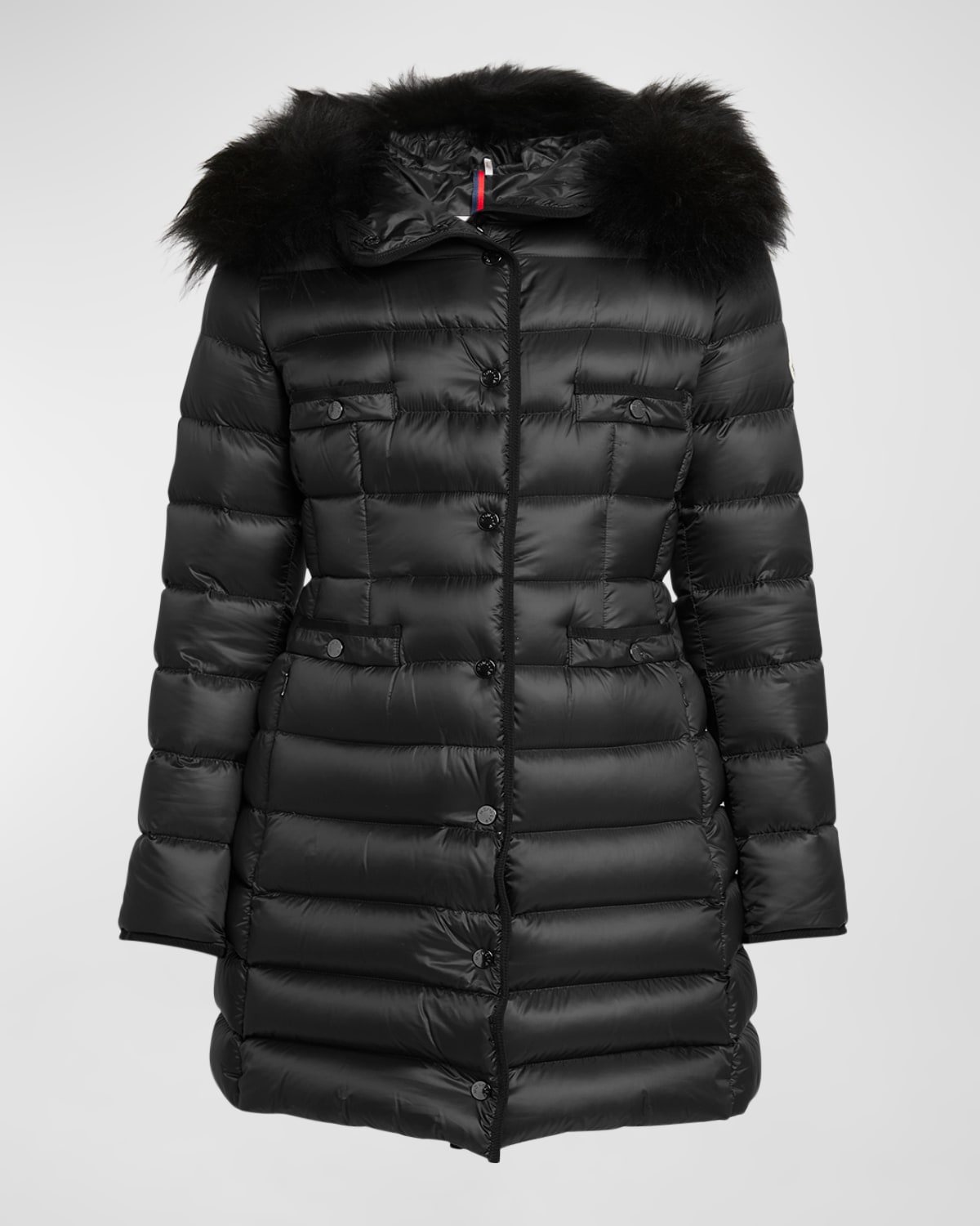 MONCLER HIRMA LIGHTWEIGHT LONG PUFFER JACKET 
