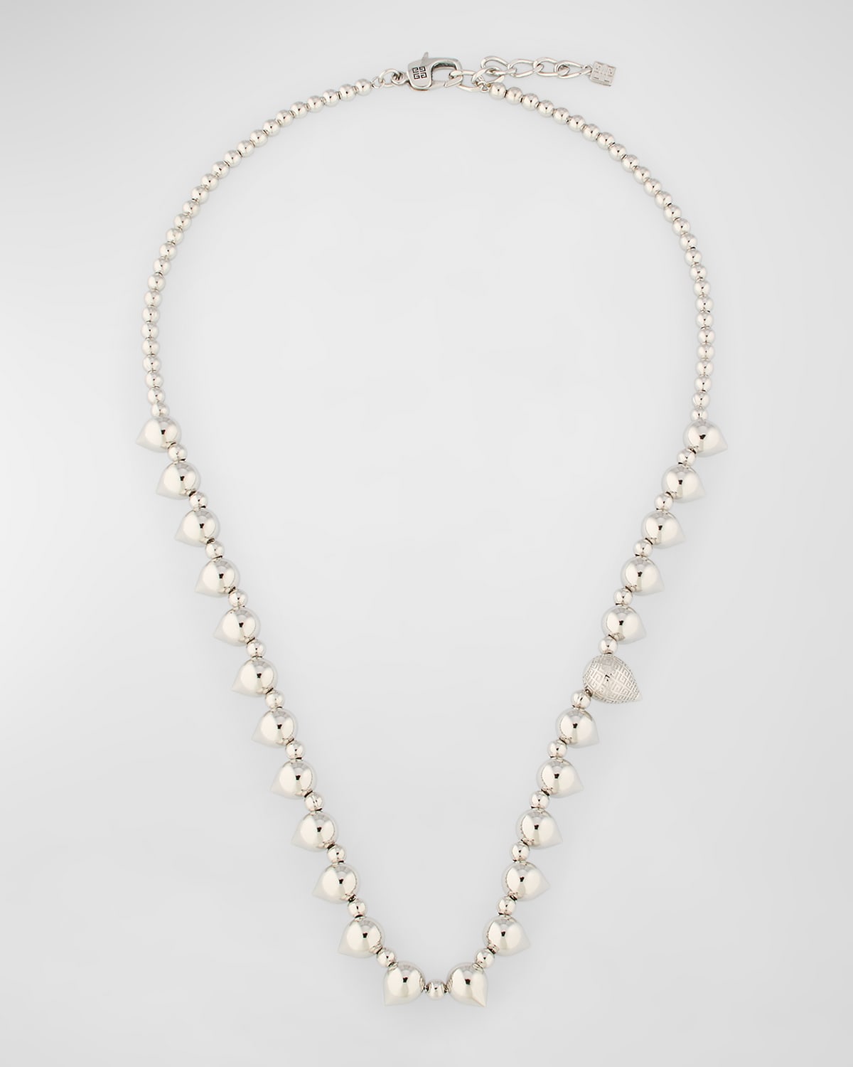 Men's Silvery G Stud Necklace