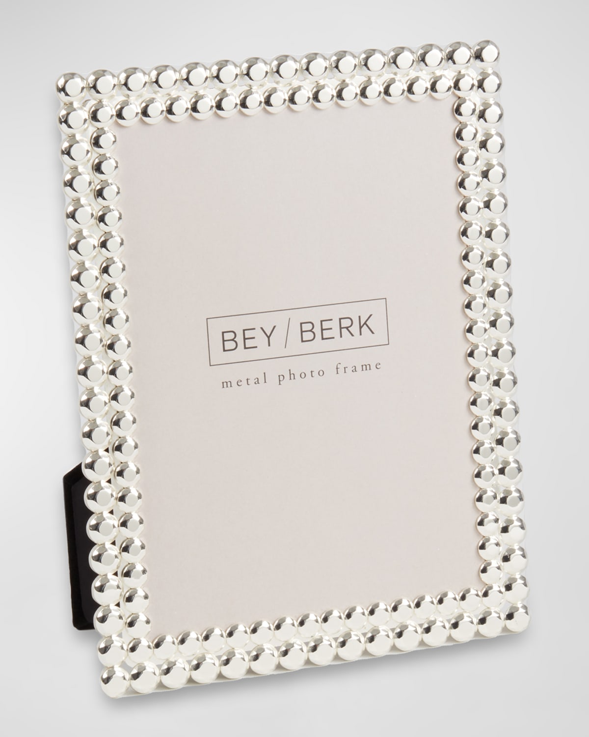 Bey-berk Chelsea Metal 5"x7" Picture Frame