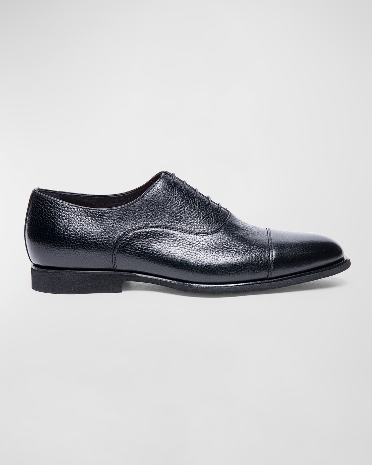 Men's Darian Grained Leather Oxfords