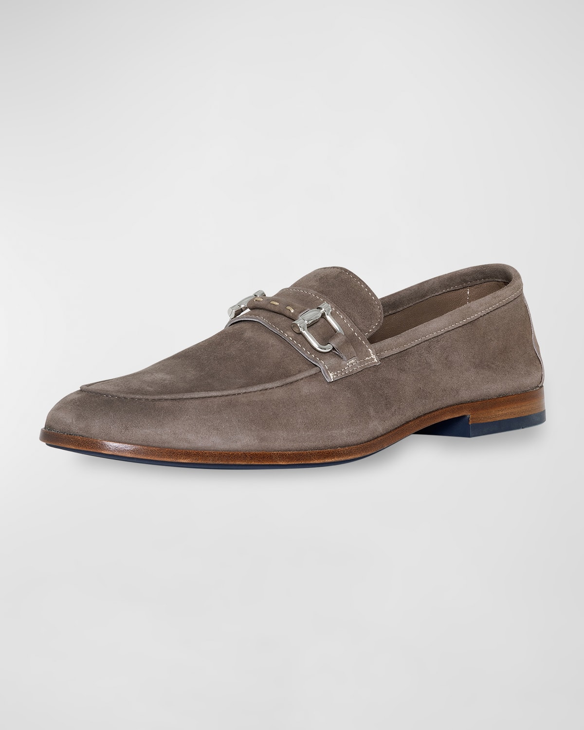 Men's Suede Metal Bit Loafers