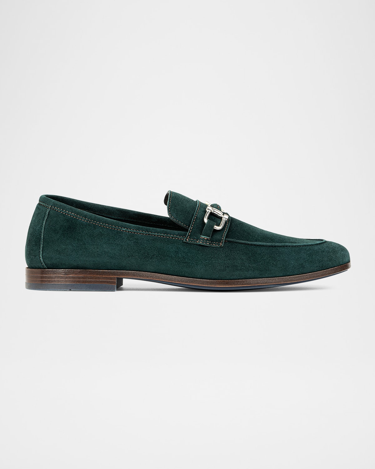 Men's Suede Metal Bit Loafers