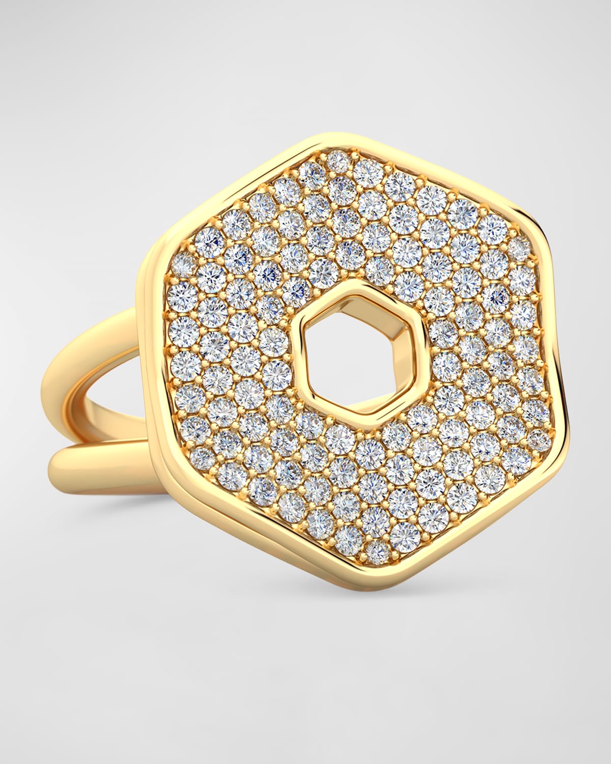 Eclipse Diamond Statement Ring