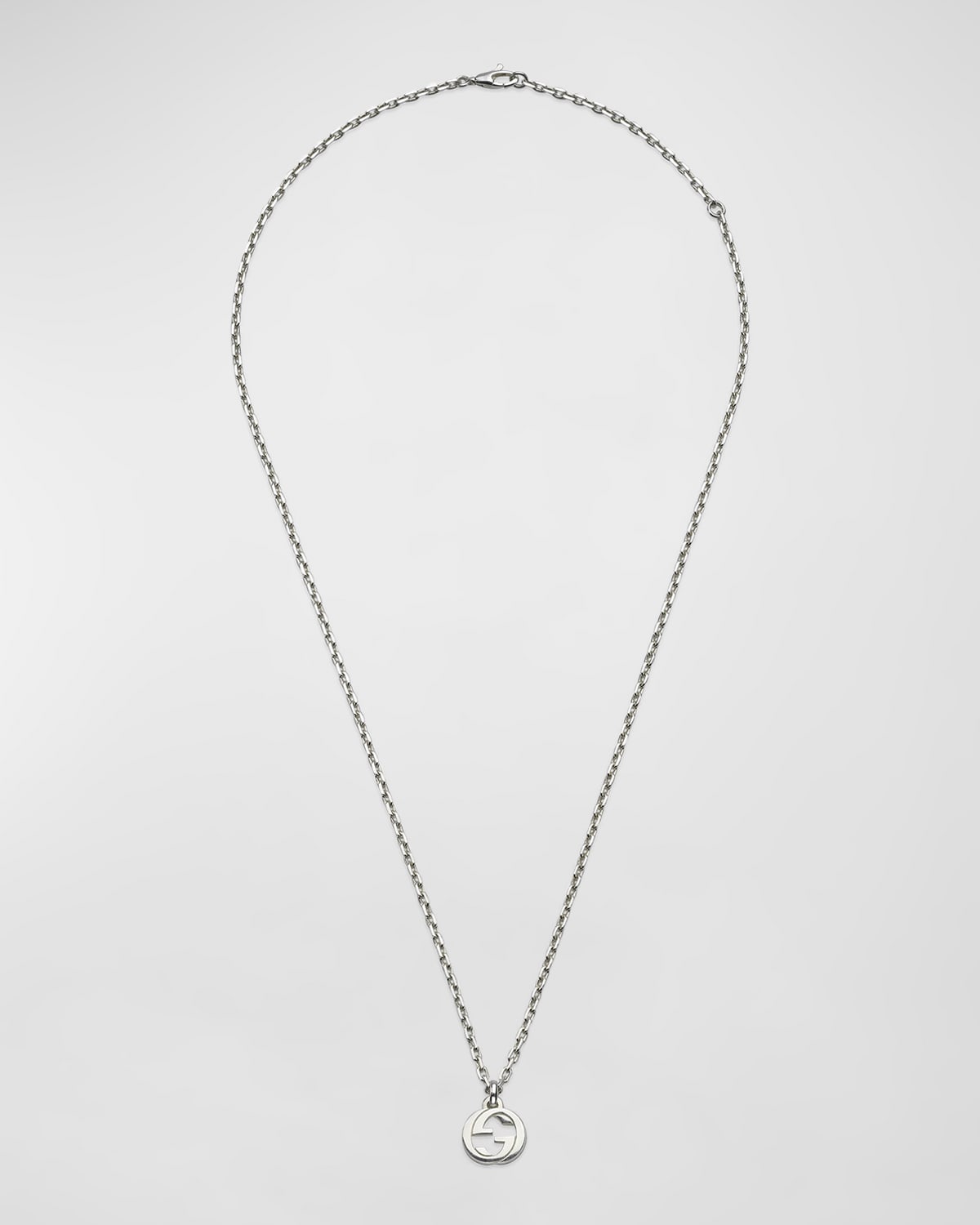 Interlocking G Necklace in 925 Sterling Silver