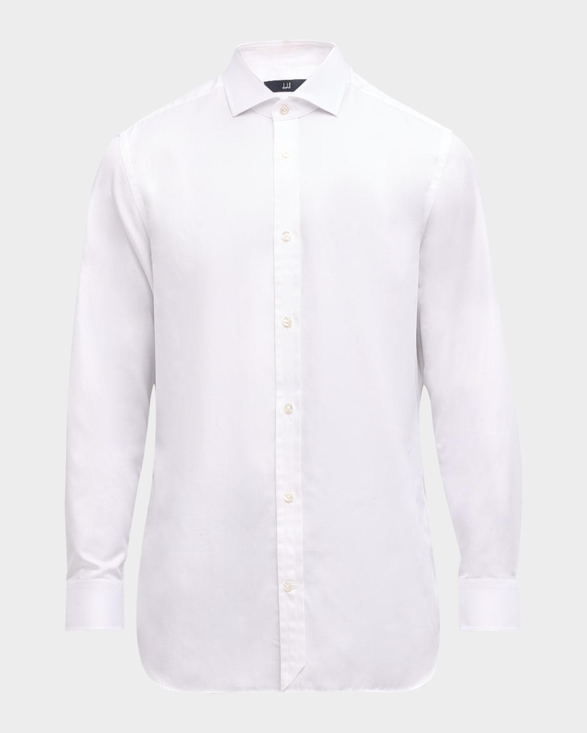 DUNHILL MEN'S COTTON TWILL SPREAD-COLLAR SPORT SHIRT 