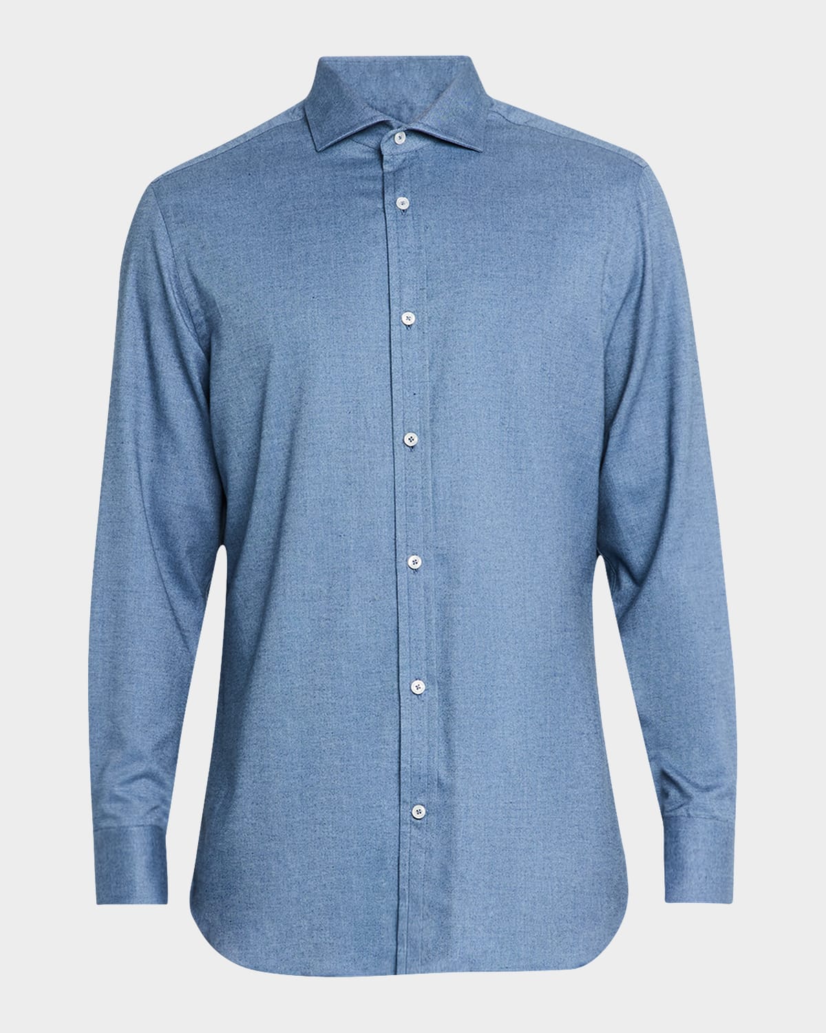 DUNHILL MEN'S COTTON TWILL SPORT SHIRT 