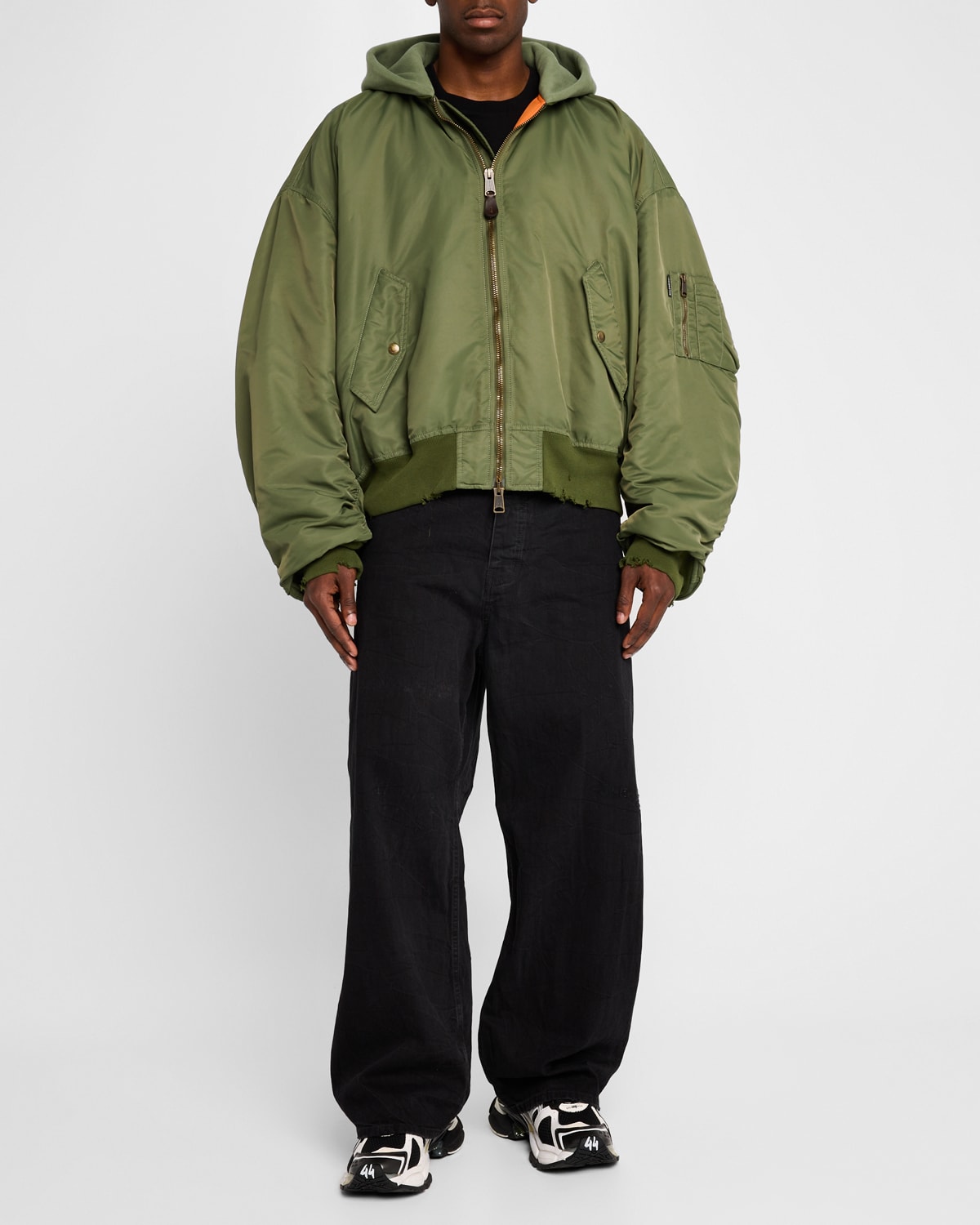 Men's Hooded Bomber Jacket