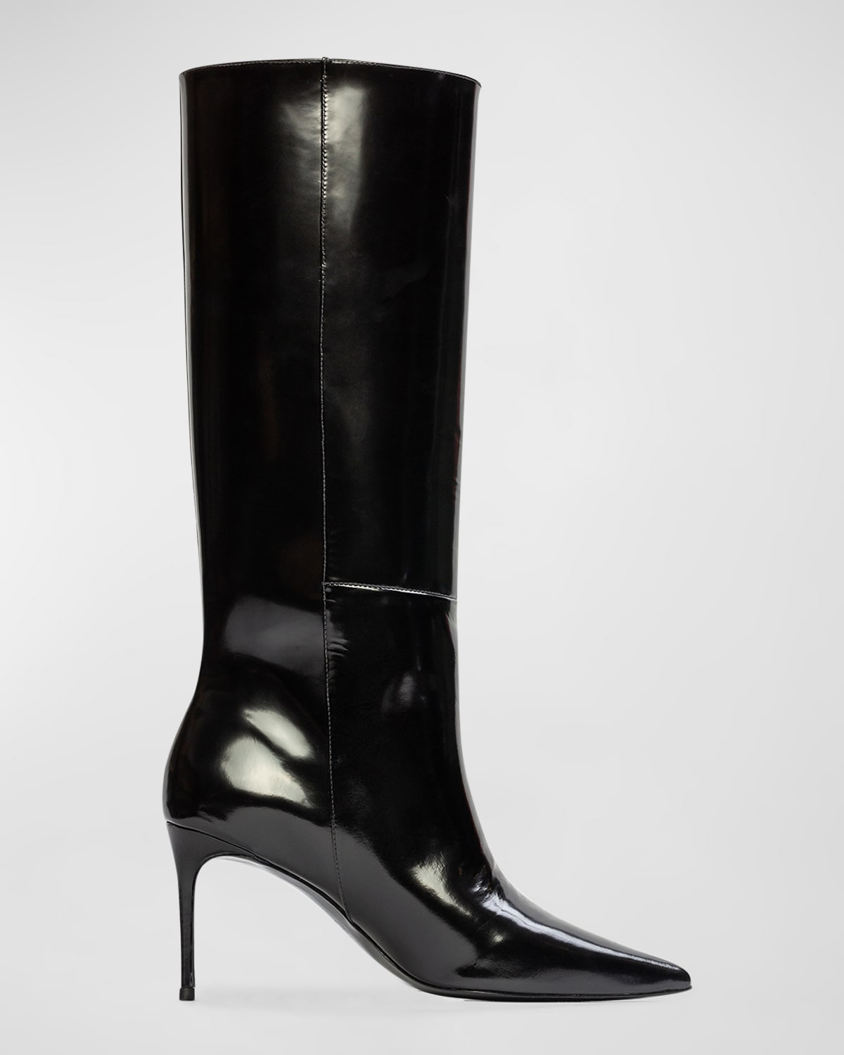 Friday Tall Leather Stiletto Boots