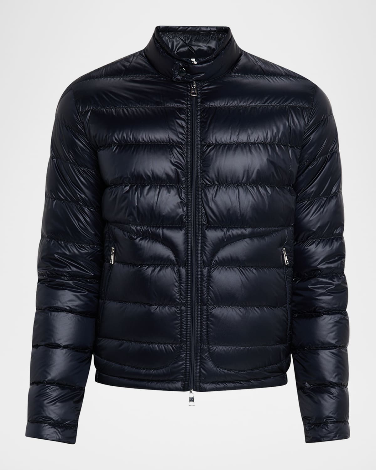 Moncler Men's Acorus Puffer Jacket In Blue