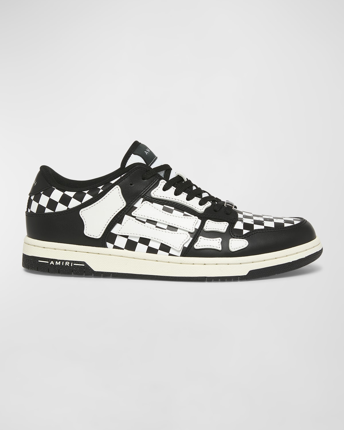 Men's Skel Checkered Low Top Sneakers