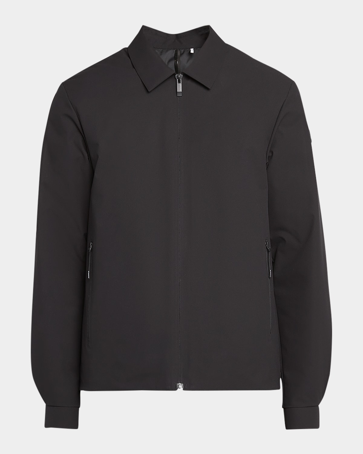 Moncler Maset Zip Shacket In Blue