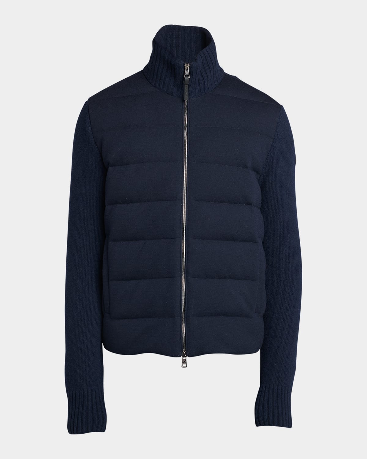 Men's Wool-Cashmere Padded Cardigan