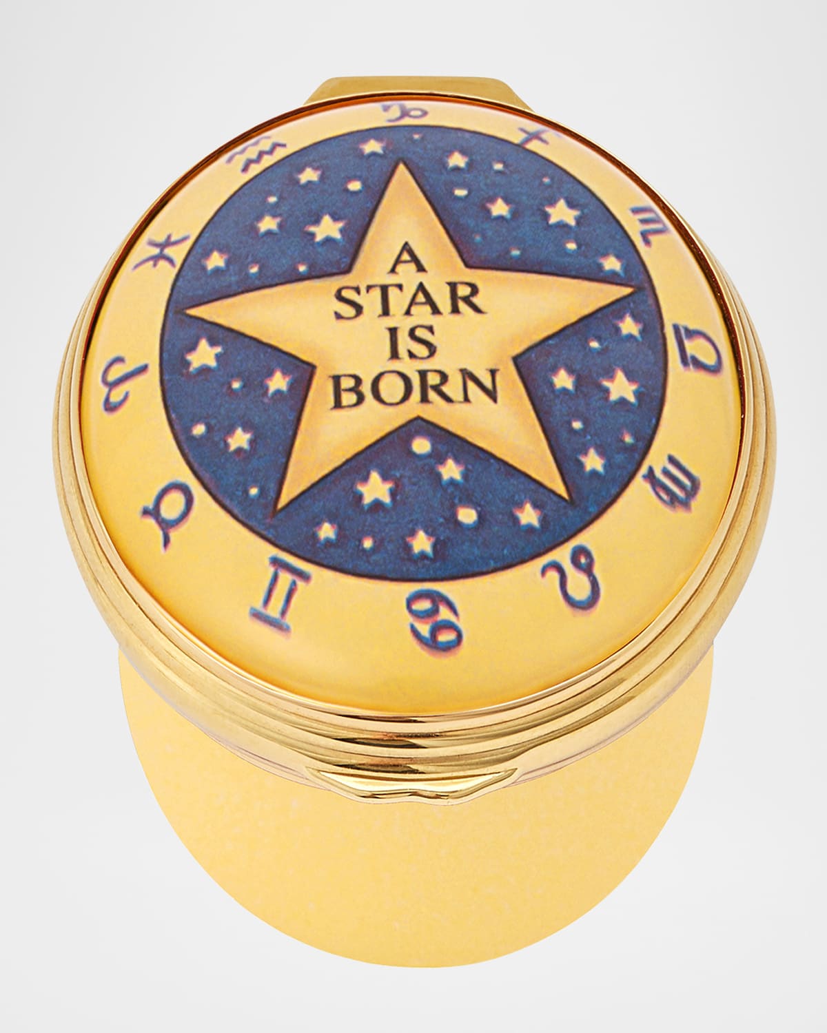 Halcyon Days A Star Is Born Enamel Box In Multi